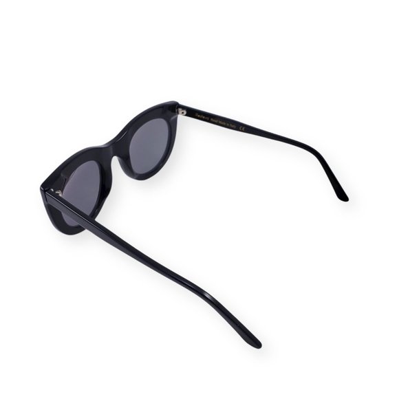 illesteva Sunglasses Boca Womens Black Handmade IT - Picture 7 of 11